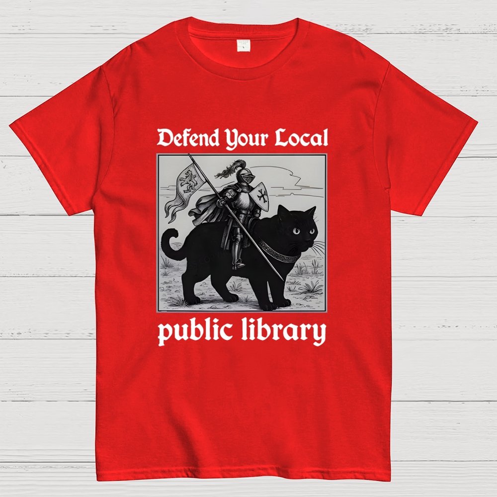Defend Your Local public library Geek T-Shirt
