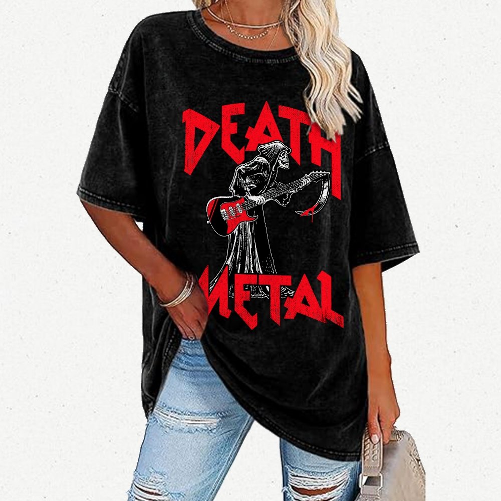 Death Metal Vintage Distressed T-shirt