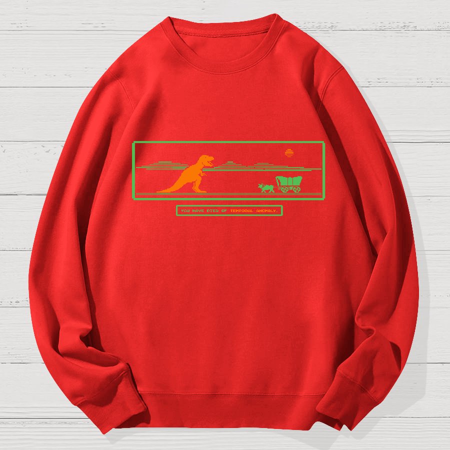 A Wormhole in Oregon Geek Cotton Sweatshirt
