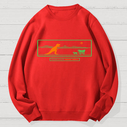 A Wormhole in Oregon Geek Cotton Sweatshirt