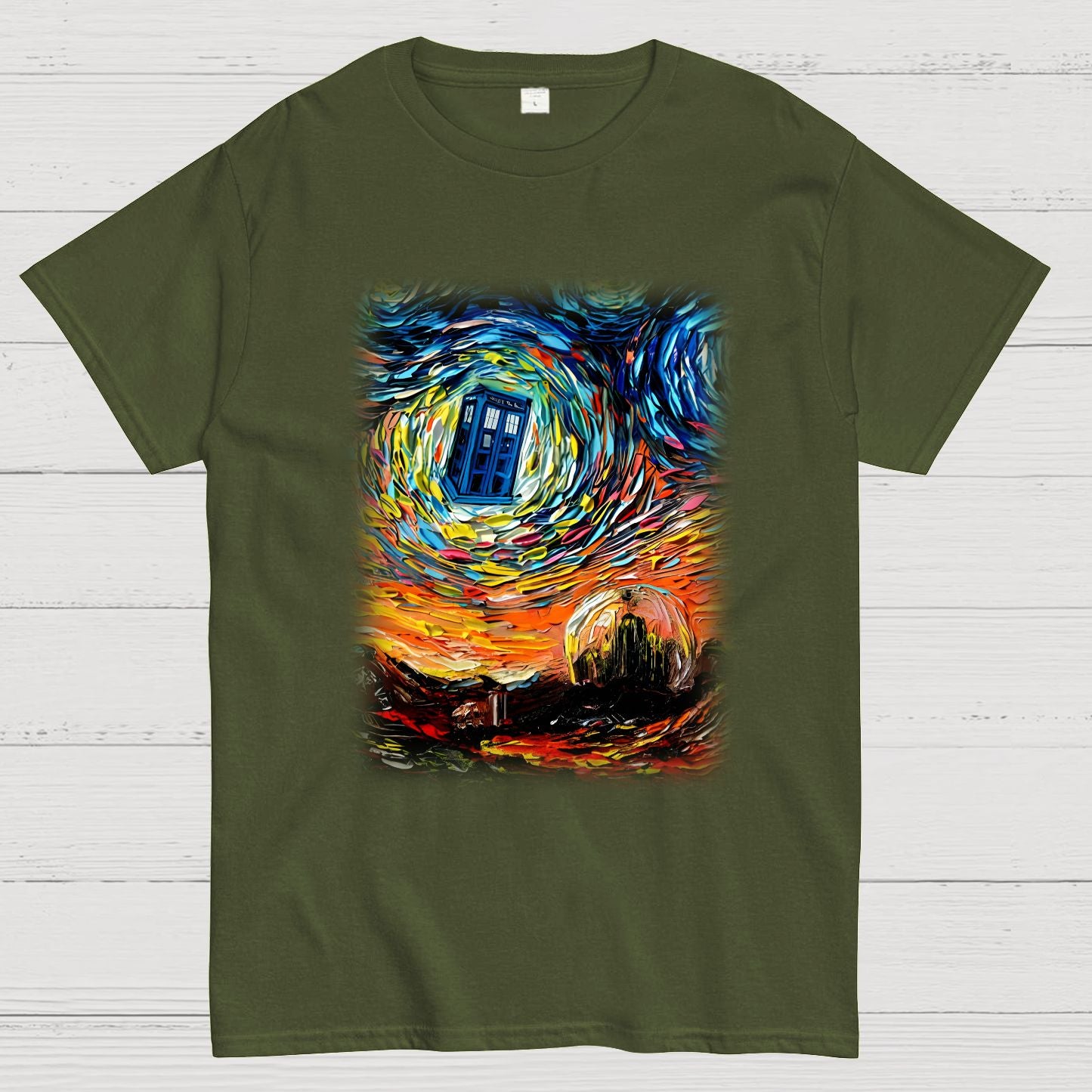 van Gogh Never Saw Mysterious Place Geeky T-Shirt