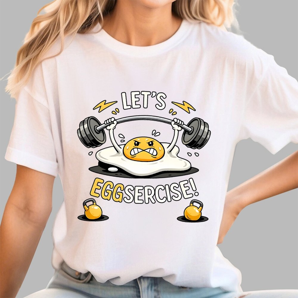 Let's Eggsercise Geek T-Shirt