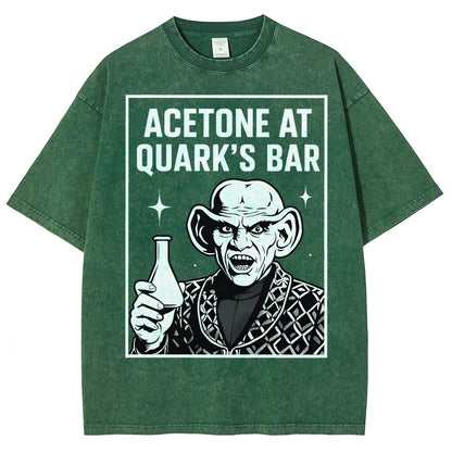 ACETONE AT A SPACE BAR Vintage Distressed T-shirt