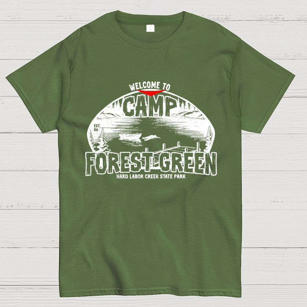 Camp Forest Green Geek T-Shirt