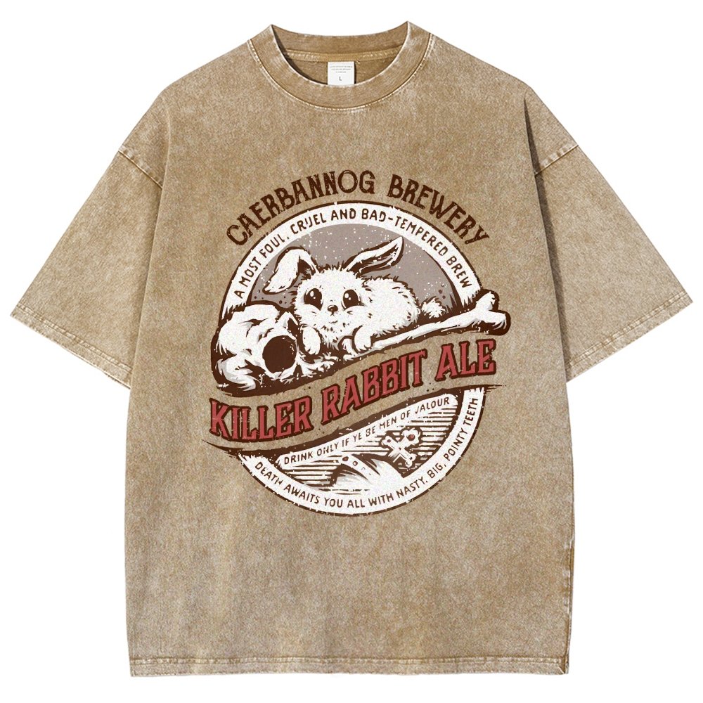 Killer Rabbit Ale Vintage Distressed T-shirt