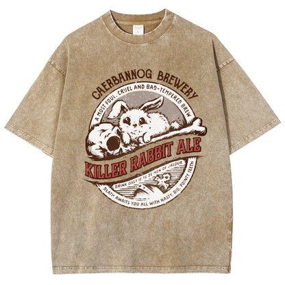 Killer Rabbit Ale Vintage Distressed T-shirt