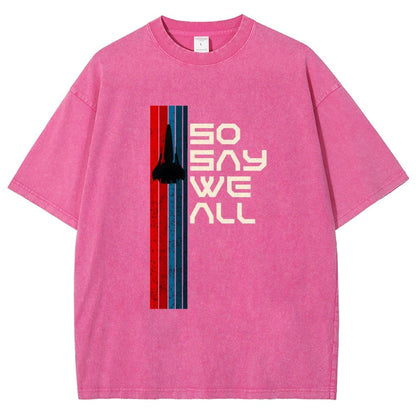So Say We All Vintage Distressed T-shirt