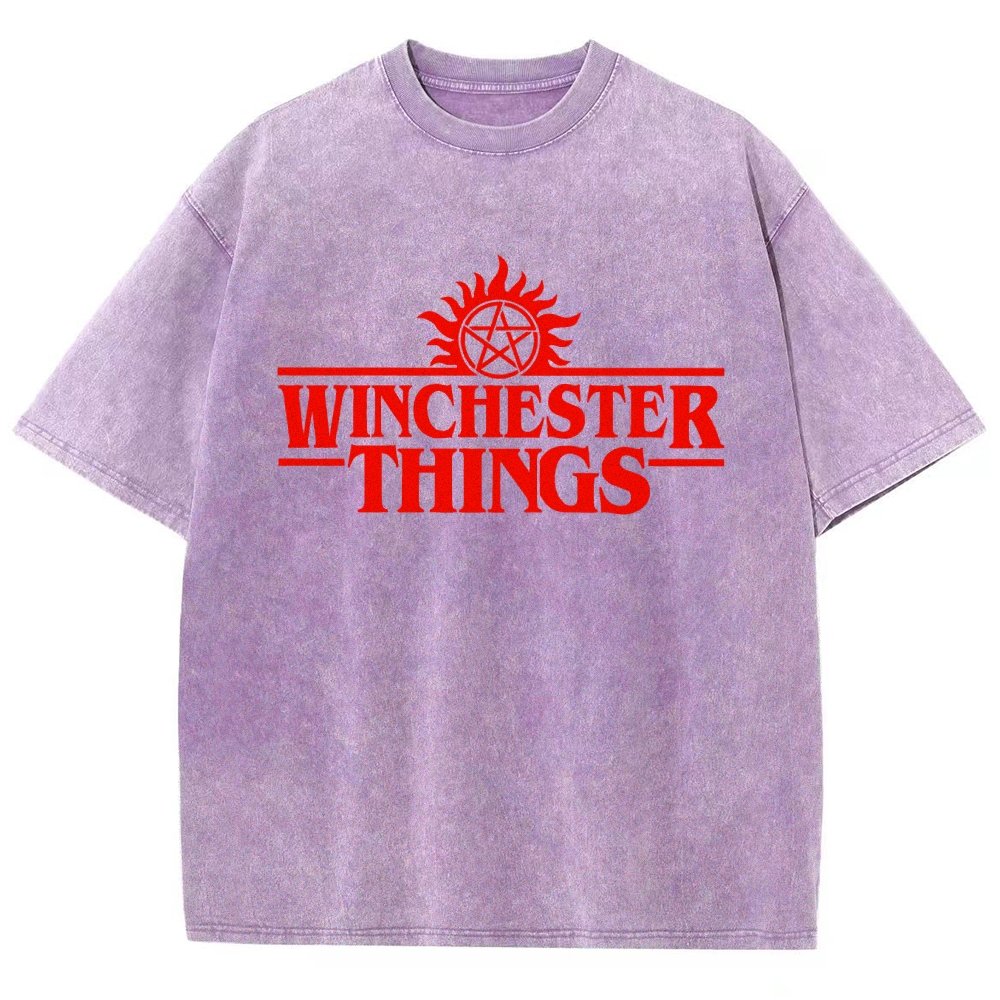 Winchester Things Vintage Distressed T-shirt