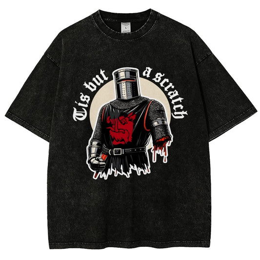 Tis But A Scratch Vintage Distressed T-shirt