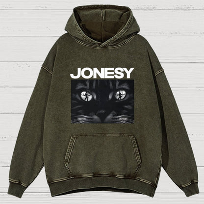 Cosmic Kitty  Vintage Distressed Hoodie