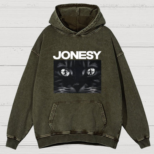 Cosmic Kitty  Vintage Distressed Hoodie