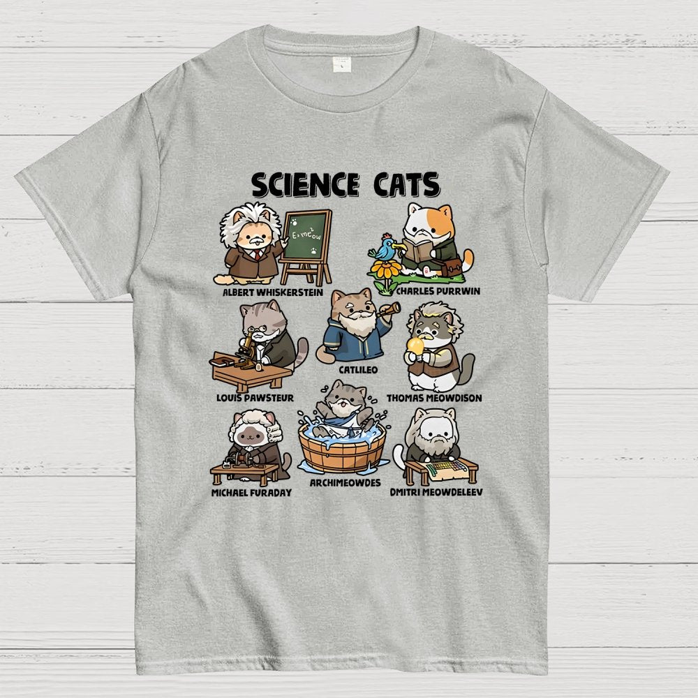 Science Cats Geek T-Shirt