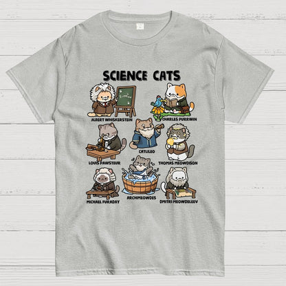 Science Cats Geek T-Shirt