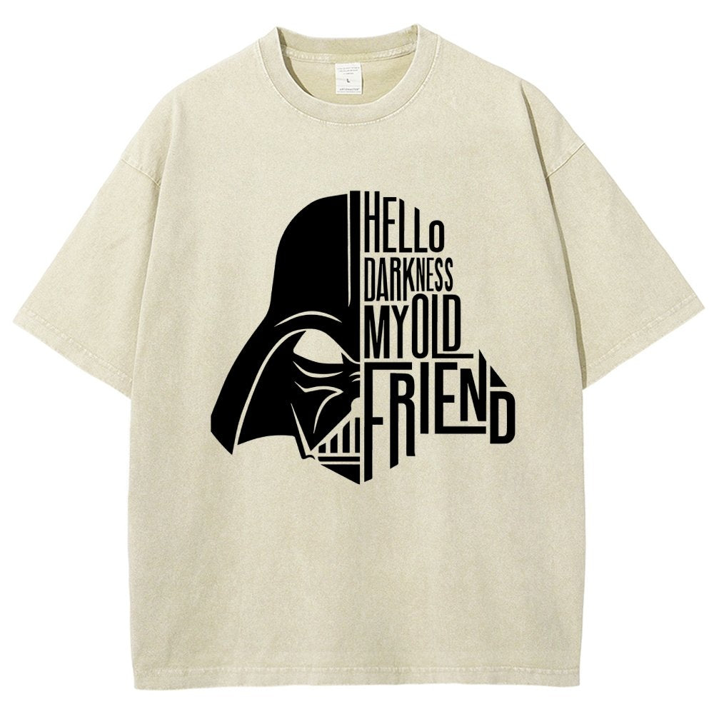 Hello Darkness My Old Friend Vintage Distressed T-shirt