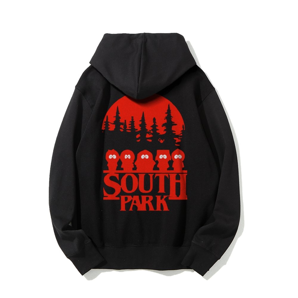 Stranger Park Inspired Art Printed Back Unisex Cotton Hoodie