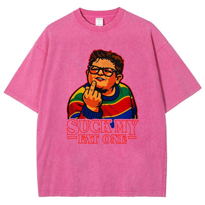 Suck My Fat One Vintage Distressed T-shirt