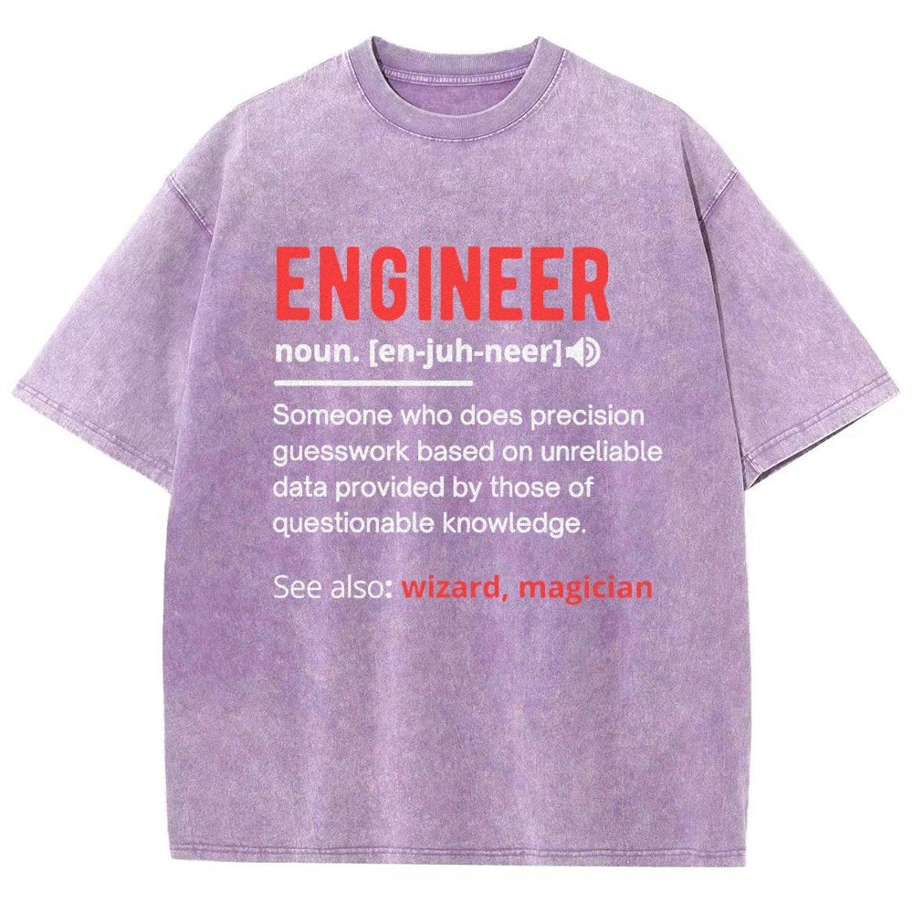 Engineer Definition Vintage Distressed T-shirt