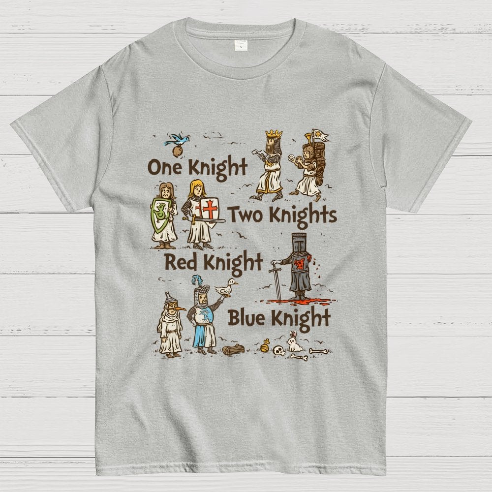 Red Knight, Blue Knight Unisex Geek T-Shirt
