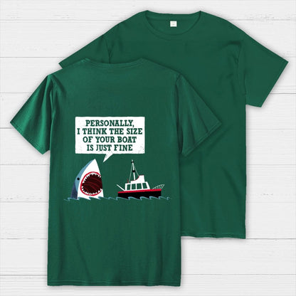 Polite Sharks Nerdy Back Printing Geek T-Shirt