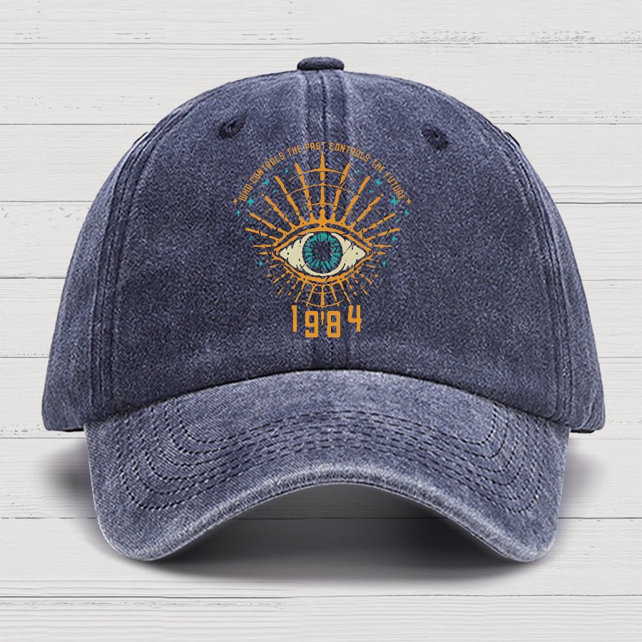 1984 George Orwell Control The Future Cotton Hat