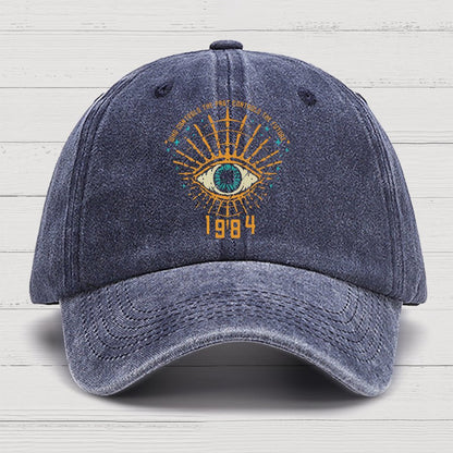 1984 George Orwell Control The Future Cotton Hat
