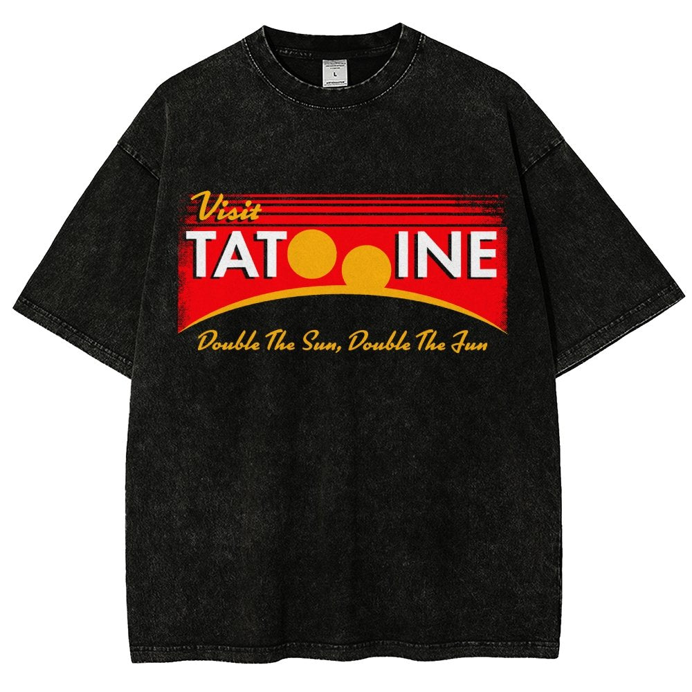 Double The Sun  Double The Fun Vintage Distressed T-shirt
