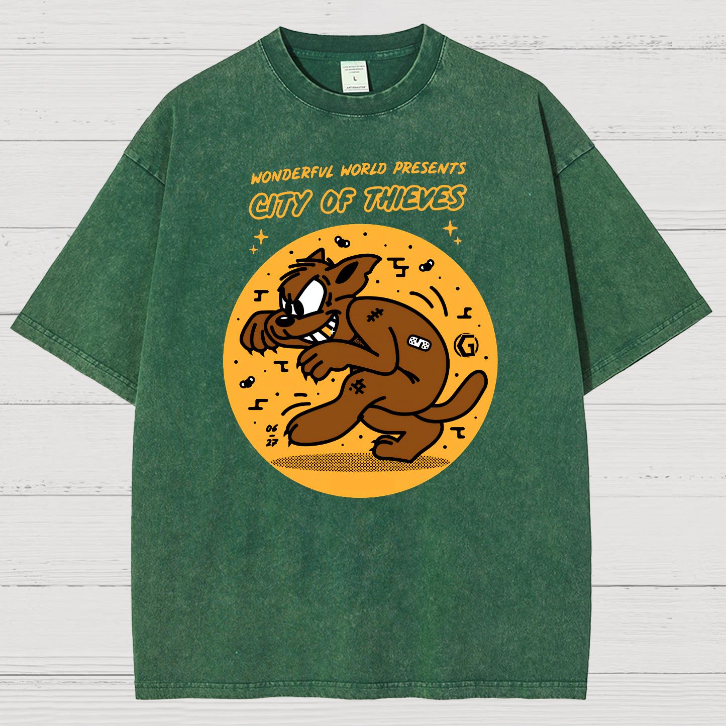 City Of Thieves! Sarcasm Vintage Distressed T-shirt