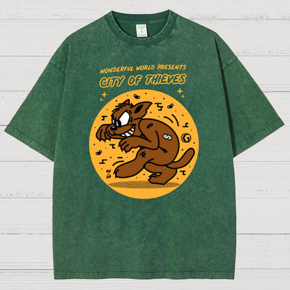 City Of Thieves! Sarcasm Vintage Distressed T-shirt