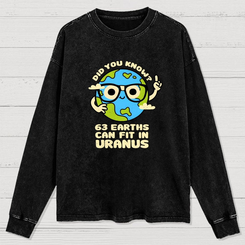 Uranus Washed Long Sleeve Tee