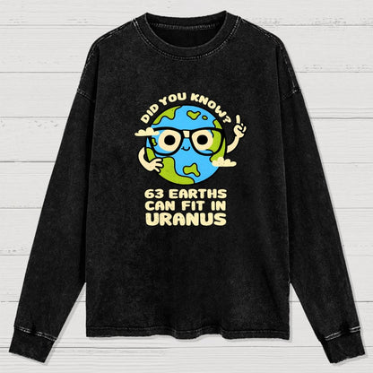 Uranus Washed Long Sleeve Tee