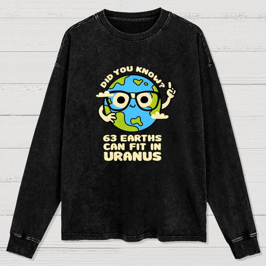 Uranus Washed Long Sleeve Tee