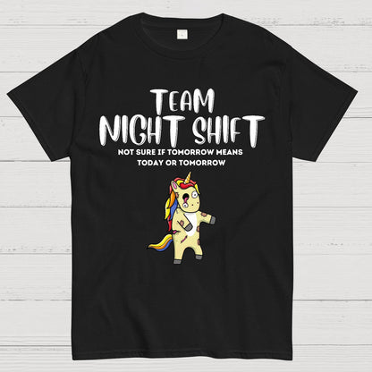 Night Shift Team - Zombie Unicorn! Geek T-Shirt