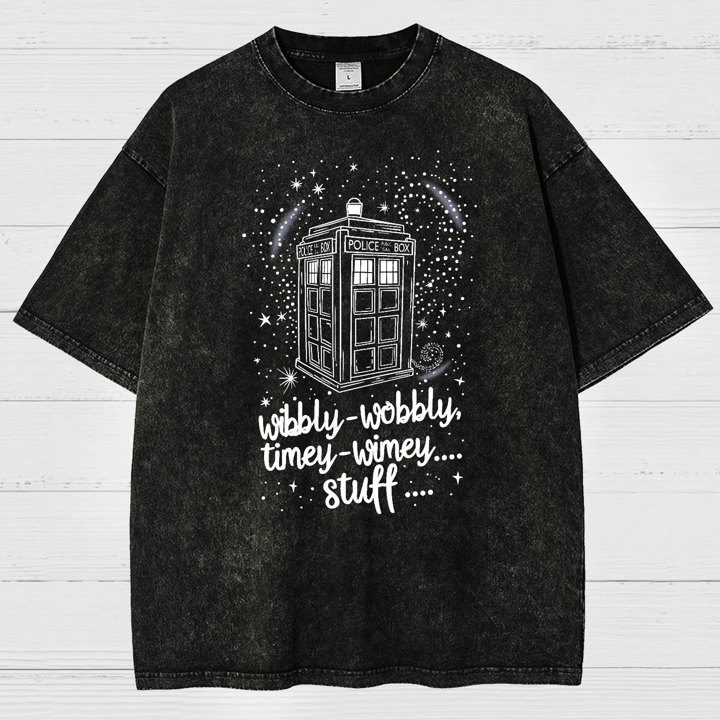 Wibbly wobbly timey wimey Christmas Vintage Distressed T-shirt