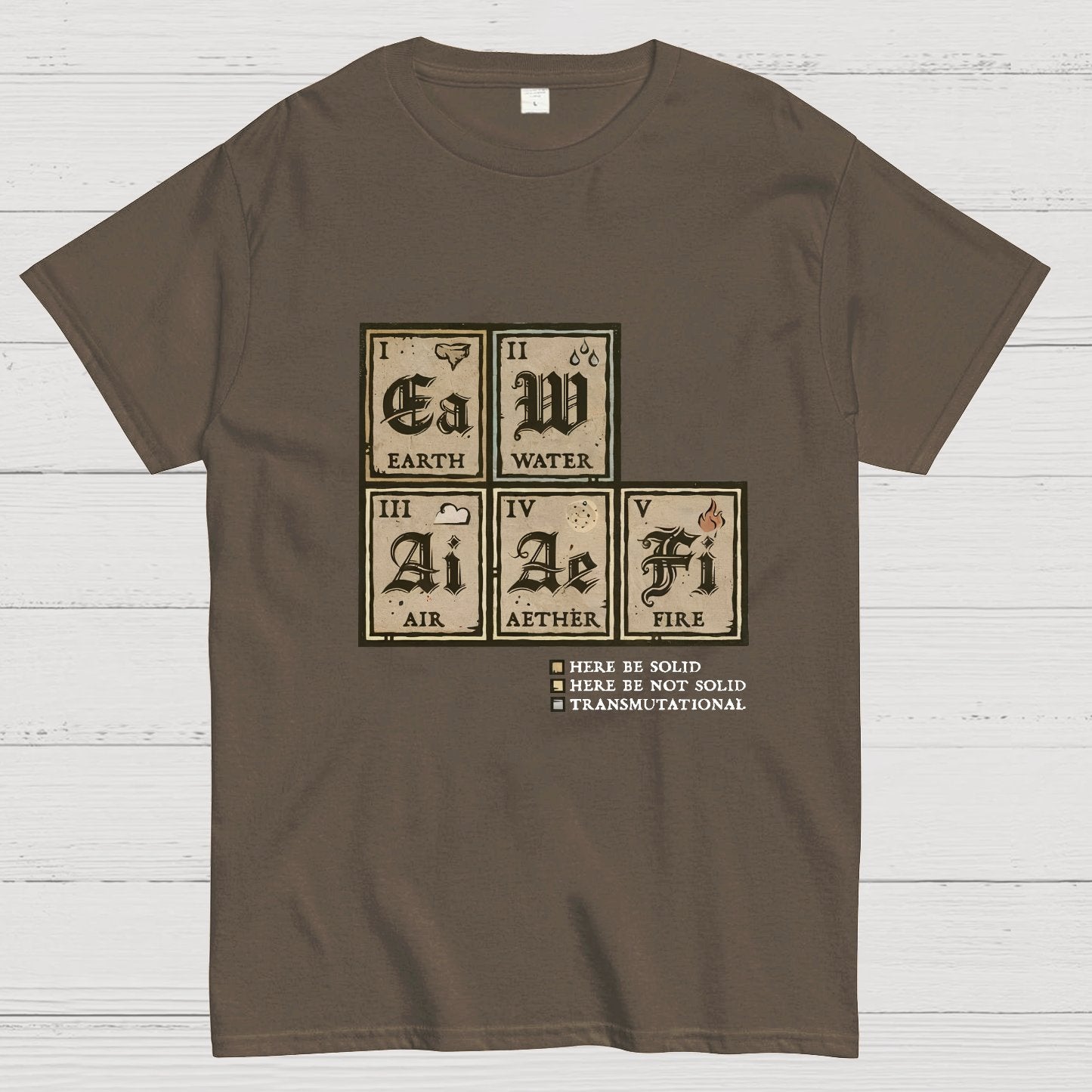 Periodic Table Vintage Nerdy T-Shirt