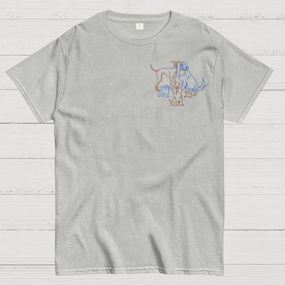 I Like Dogs More Than People Front And Back Printing Geek T-Shirt