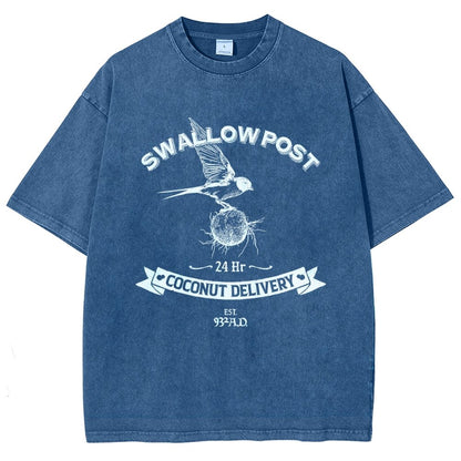 Swallow Post Vintage Distressed T-shirt