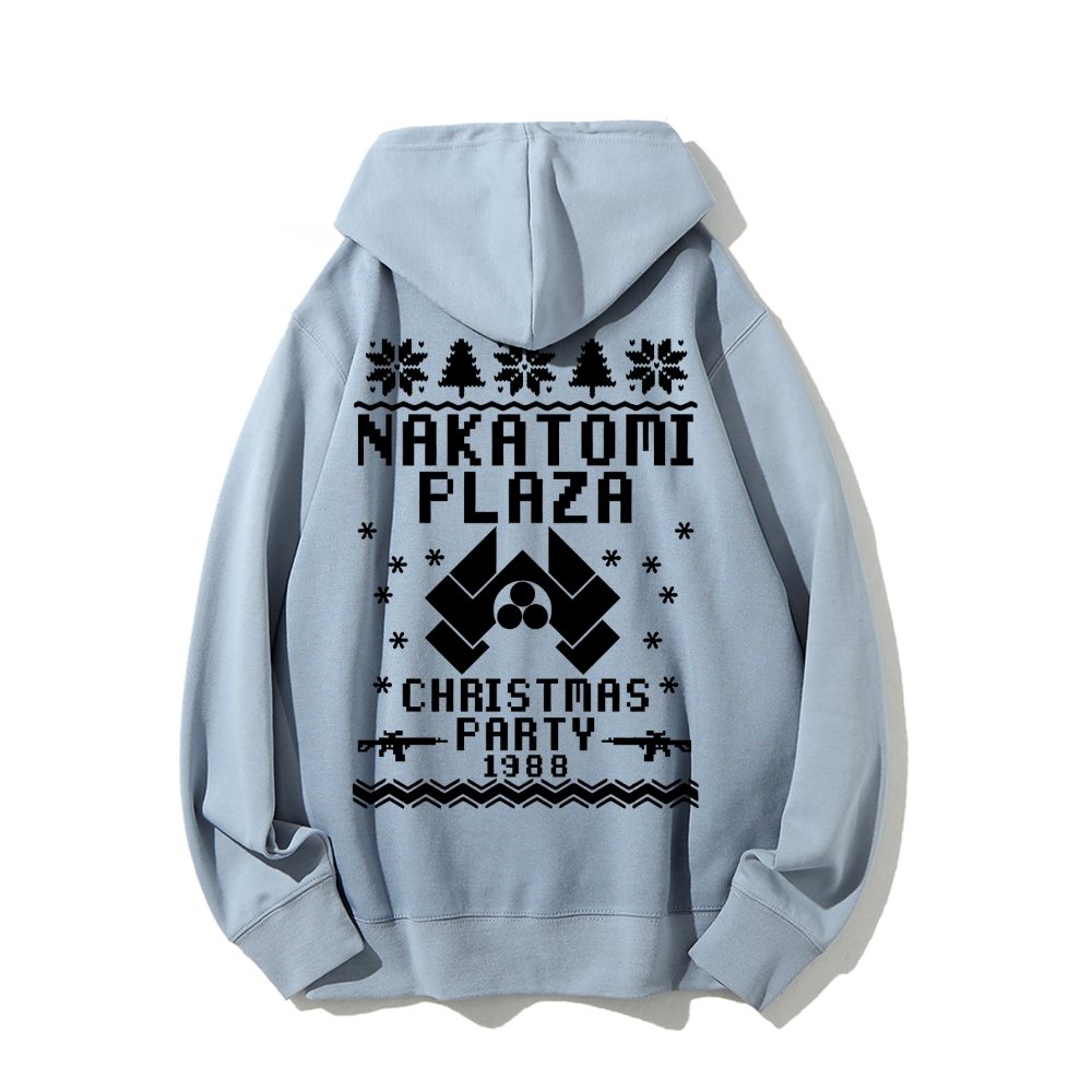 Now I Have a Machine Gun Ho-Ho-Ho Printed Back Unisex Cotton Hoodie