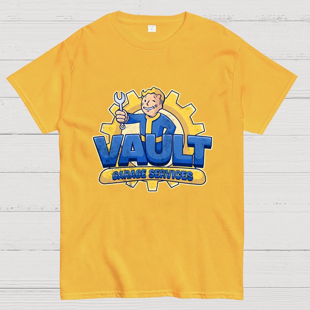 The Vault Garage Services Geek T-Shirt