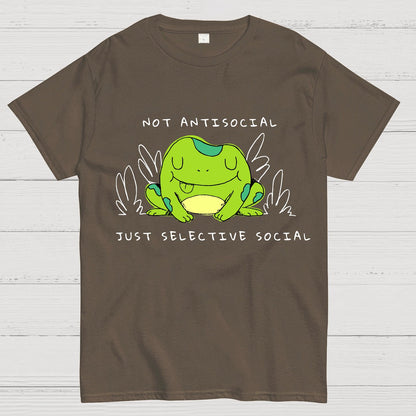 Not antisocial... Just selective social Geek T-Shirt