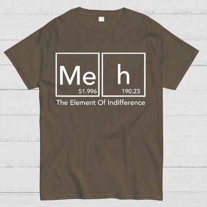 The Element Of Indifference Funny Periodic Tab Geek T-Shirt