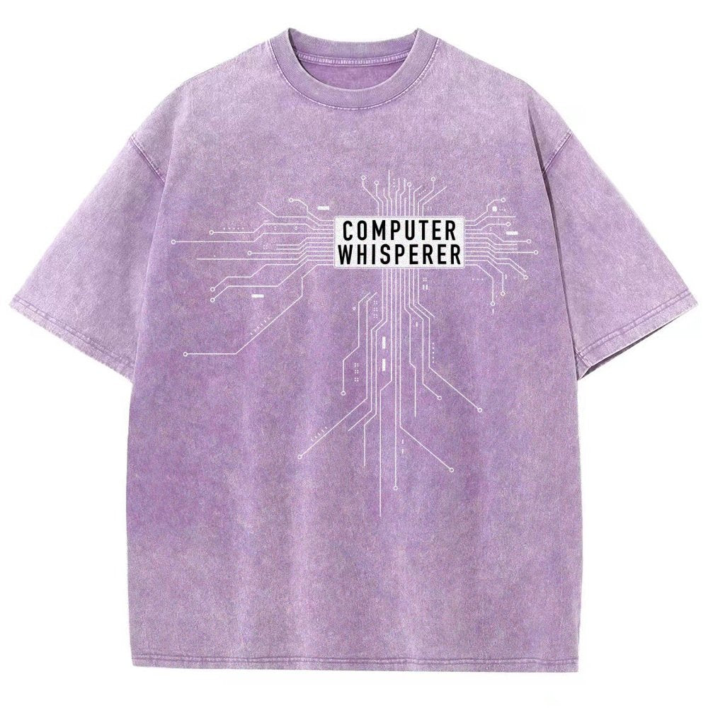 Computer Whisperer Vintage Distressed T-shirt
