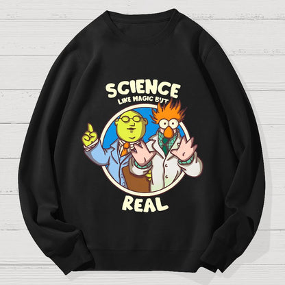 Science Like Magic Geek Cotton Sweatshirt