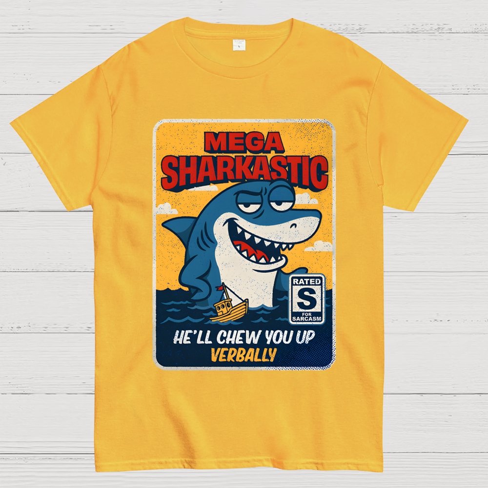 Mega Sharkastic Geek T-Shirt