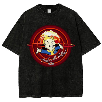 That's all folks Vintage Distressed T-shirt