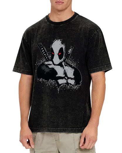 Merc in a Grey X suit Vintage Distressed T-shirt