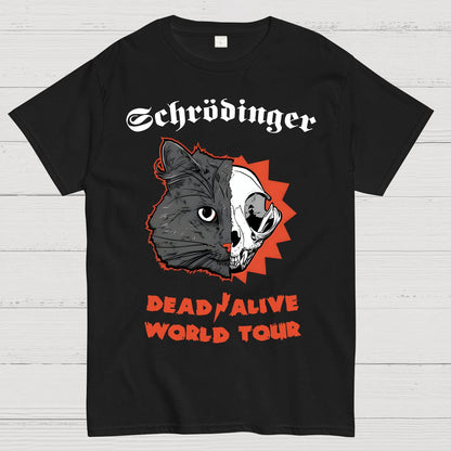 Schrodinger -Dead   Alive World Tour Geek T-Shirt