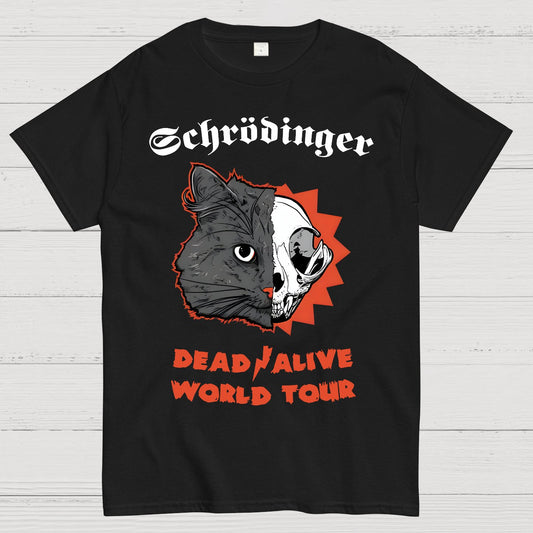 Schrodinger -Dead   Alive World Tour Geek T-Shirt
