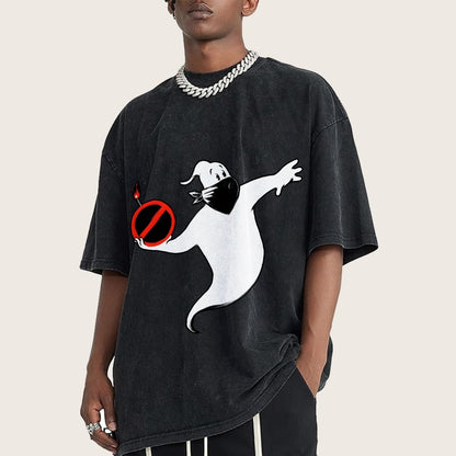 Spooksy Vintage Distressed T-shirt