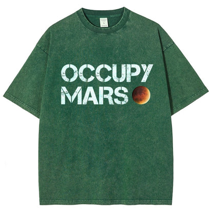 Occupy Mars Vintage Distressed T-shirt