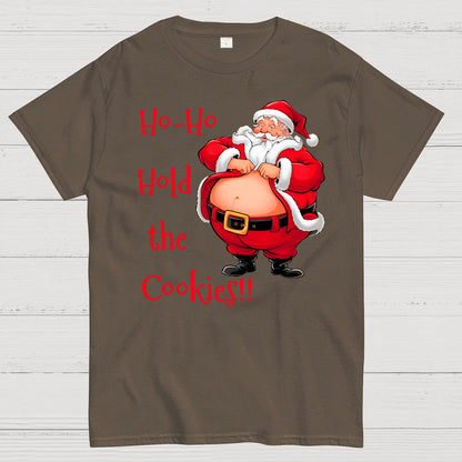 Christmas Fat Santa Geek T-Shirt